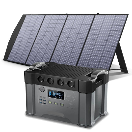Draagbare Powerstation – Mobiele Accu – Noodstroom – Energiebron – 2000W Vermogen – 11 Aansluitingen