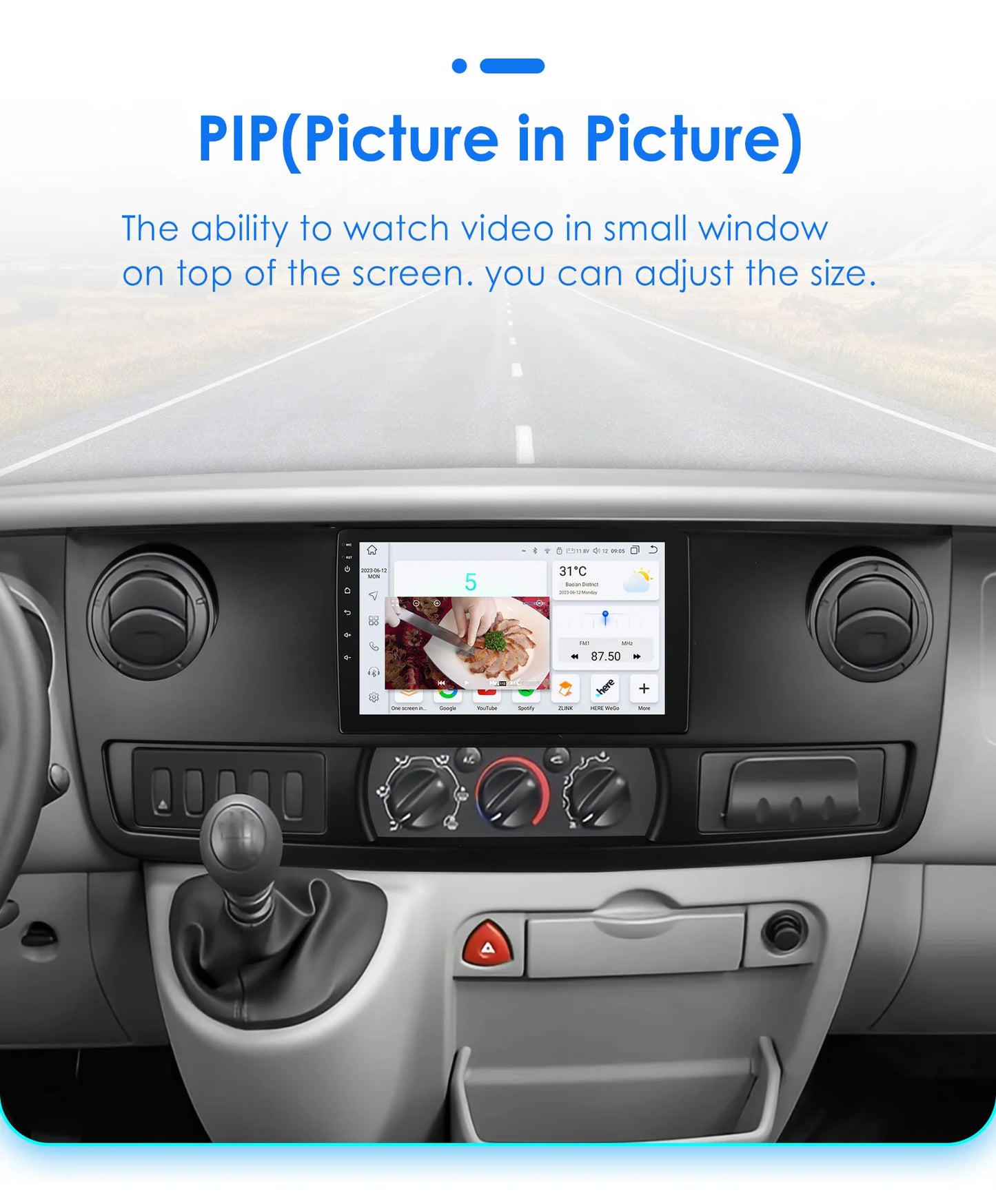 Android Car Radio Multimedia Player – Auto Stereo Navigatie Systeem – 2DIN Android Auto Radio – GPS Touchscreen – 10 Inch HD Scherm – Wifi & 4G Connectivity