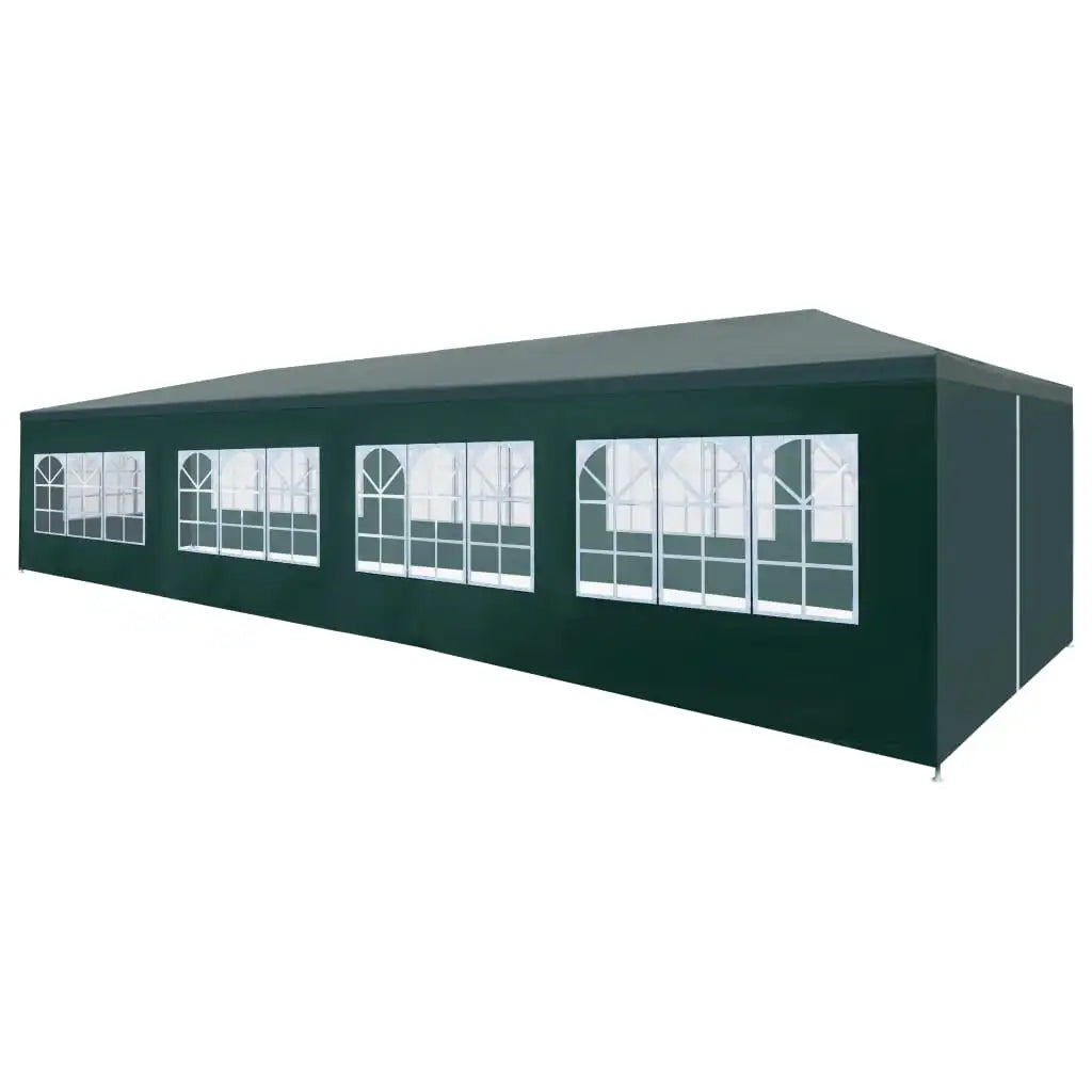 Tuinpaviljoen – Partytent – Tuitent – Overkapping – Waterdicht – 3 x 12 Meter – Roestvrij Staal Frame - Groen