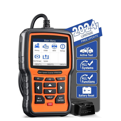 Auto Diagnosetool – Multisysteem Scanner – Foutcode Lezer – OBD2 Diagnostiek – ABS Reset – Actieve Testfuncties – Gratis Software Updates