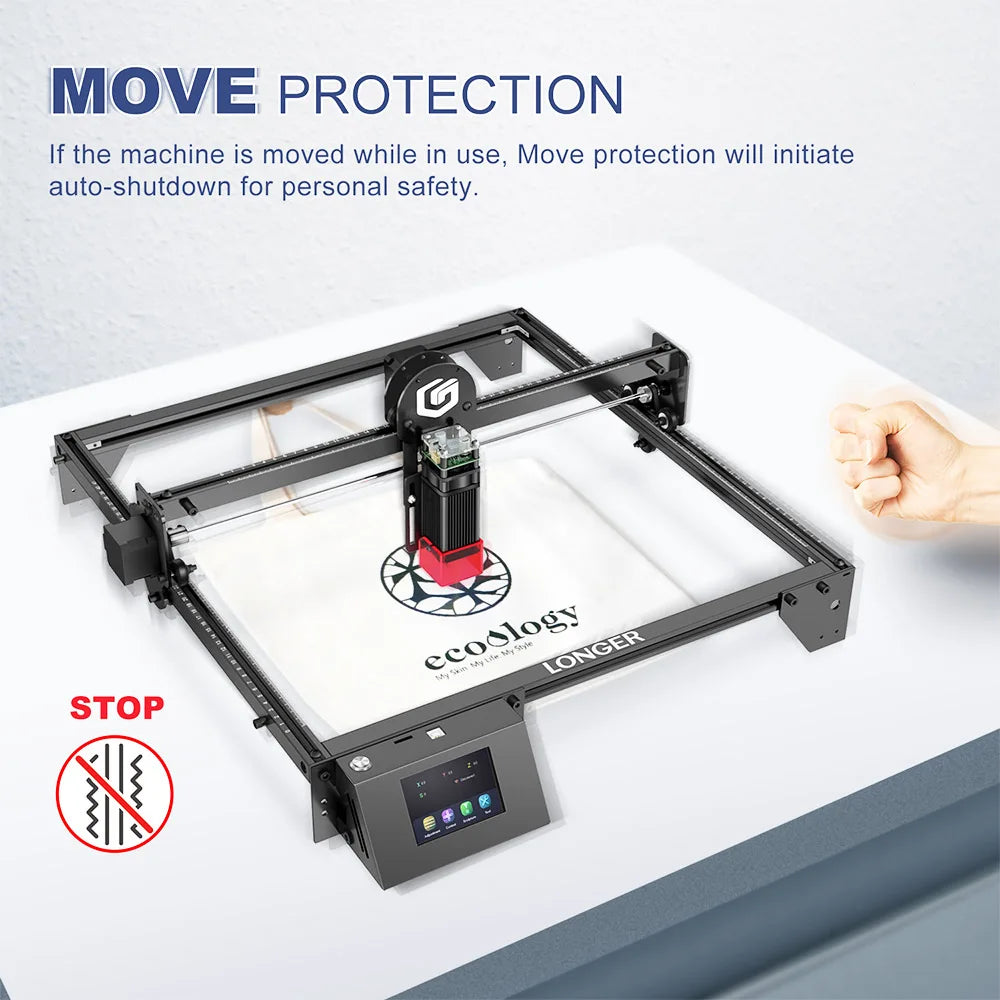 Lasergraveermachine – Laser Cutter – Snijmachine – Graveermachine – CNC Machine – 400x400 Mm Werkoppervlak – 5,5W Diode Laser