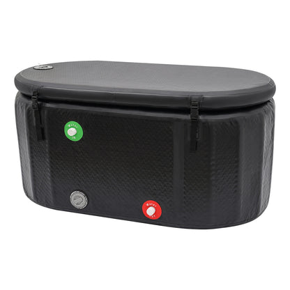Opblaasbaar Bad – Opblaasbad – Zwembadje – Draagbaar Bad – IJsbad – 275 Liter Inhoud – Duurzaam PVC Rubber