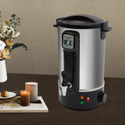 Elektrische Wassmelter - Wazsmelter - Kaarsen Maken - Kaarswas -   Verwarmingspot - 12L/1100W - 3,92 kg - Grijs