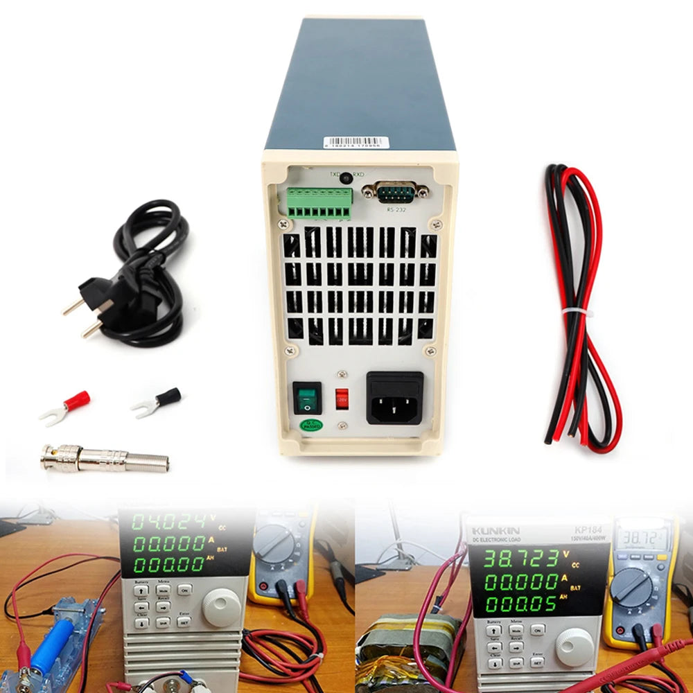 Elektronische Lasttester – DC Lasttester –  Batterijtester – Stroommeter – Weerstandsmeter – 150V Tot 40A – 400W Vermogen - QUORE