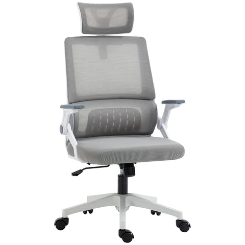 Ergonomische Bureaustoel - Bureaustoelen - Voor Volwassenen - Kantoorstoel - Verstelbare Bureaustoel  - Bureau Stoel Gaming - Verstelbaar - Draaibaar - Mesh-stof - Gamestoel - 58X61X102-119 Cm.
