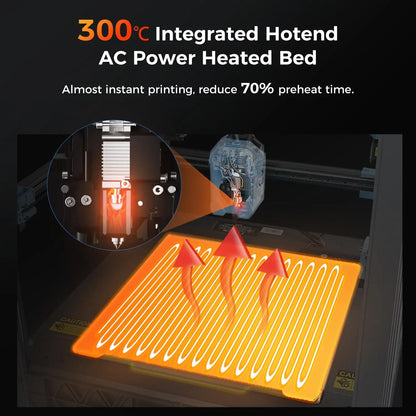 3D-printer – 3D Printer, FDM Printer, Desktop Printer, Rapid Prototyper – EU Variant – Automatisch Nivelleren – Groot Printvolume 350x350x345 mm