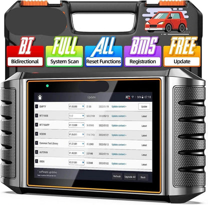 OBD2 Scanner - Diagnosecomputer - OBD - Auto Scanner - Volledige Systeemdiagnose - ECU Codering - 30+ Resets - Bidirectionele Functies - Touchscreen - WiFi Scanner