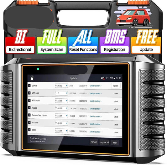 OBD2 Scanner - Diagnosecomputer - OBD - Auto Scanner - Volledige Systeemdiagnose - ECU Codering - 30+ Resets - Bidirectionele Functies - Touchscreen - WiFi Scanner