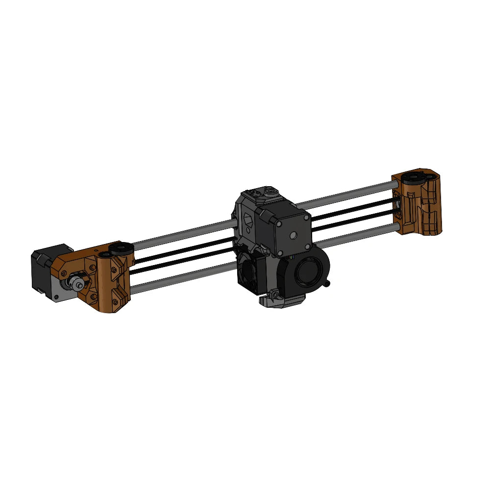 3D Printer - 3d Printer Bouwpakket - 220V - Afdruksnelheid 200+ mm/s - Mondstukdiameter 0,4 mm - Oranje