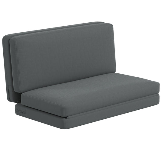 3-In-1 Vouwbank – Slaapbank – Vouwbed – Ligbed – Velvet Materiaal – Ruimtebesparend Ontwerp - QUORE