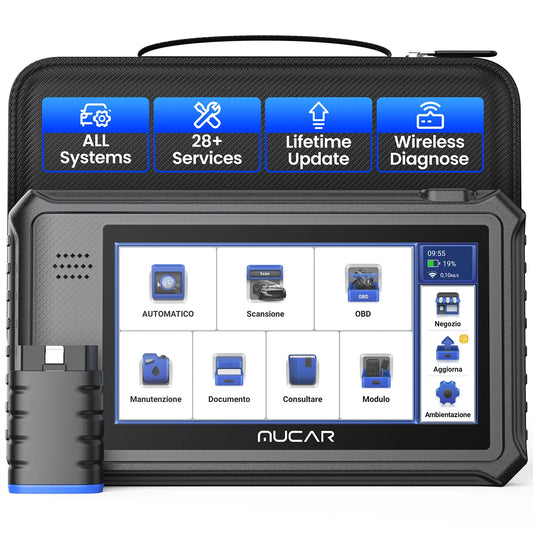 Professionele Auto Diagnosetool – OBD Scanner – Systeemscanner – Auto Foutcodelezer – Diagnosescanner – 28 Resetfuncties – Wi-Fi Updates - QUORE