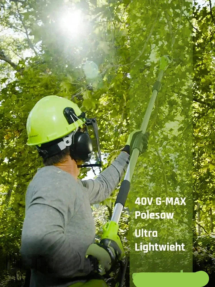 Elektrische Telescoop Takkenschaar – Heggenschaar – Snoeischaar – Kettingzaag – Verstelbare Steel – 40V Lithium-Ion Batterij