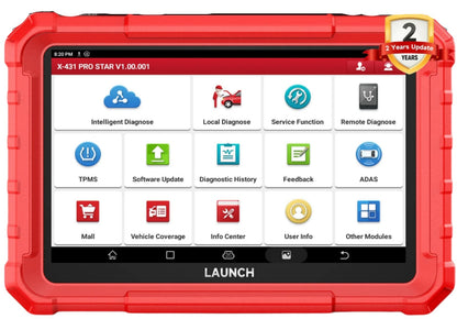Professionele Auto Diagnosetool – OBD2 Scanner – Auto Diagnose Scanner – Voertuig Diagnosetool – Systeemdiagnose – 8-Inch Touchscreen – 6000mAh Batterij