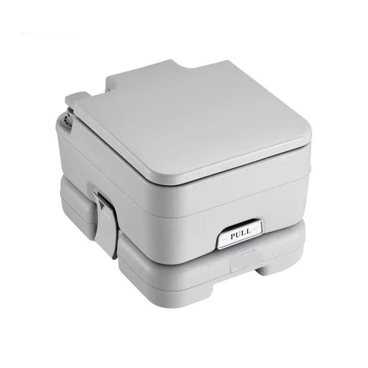 Camping Toilet - Porta Potti - Camping wc - Draagbaar Toilet -  Portable Toilet - 5.2 Gal - Lekvrij, Geurloos en Met Drukspoeling - voor Outdoor, Camper of Noodgebruik - Meeneembaar Toilet - Chemisch Toilet