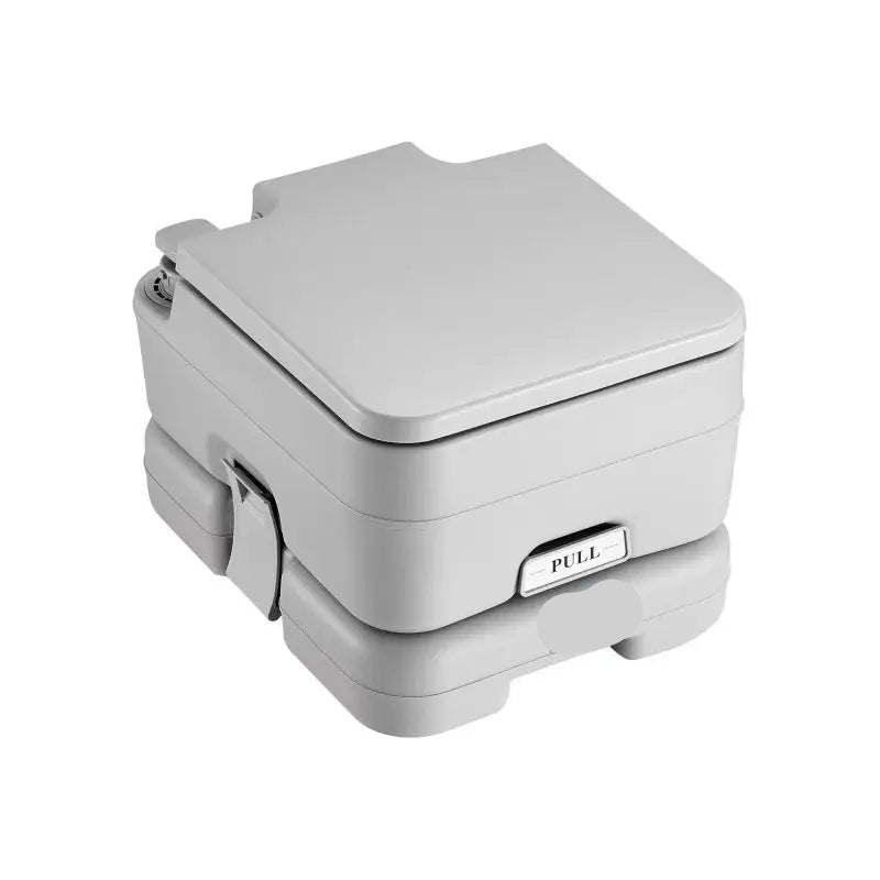 Camping Toilet - Porta Potti - Camping wc - Draagbaar Toilet - Portable Toilet - 3.2 Gal - Compact, Geurloos en Lekvrij Toilet met Drukspoeling - voor Kamperen en Outdoor Gebruik - Meeneembaar Toilet - Chemisch Toilet - QUORE