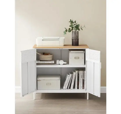 Opbergkast - Organizer - Kantoorkast - Kantoorartikelen - Meubels - 40 cm x 80 cm x 76 cm - Wit