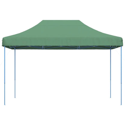Partytent - Paviljoen - Tent - Easy Up Partytent - Opvouwbare Partytenten - Tuinpaviljoen - 410x279x315 cm - Geschikt voor Familiecamping & Tuinactiviteiten - Groen
