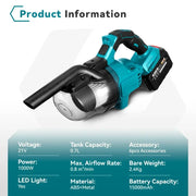 Cordless stick vacuum cleaner - Vacuum cleaner - Vacuum cleaner cordless - Vacuum cleaner - Vacuum cleaner cordless - 1000W - without 18V battery