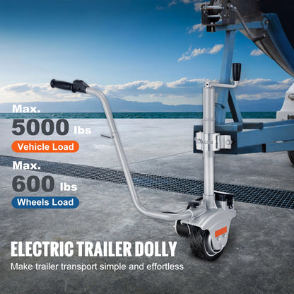 Elektrische Trailer Dolly – Trailer Verplaatsen – Caravan Dolly – Aanhanger Schuifhulp – 350 Watt Motor – Verstelbare Kleminstallatie