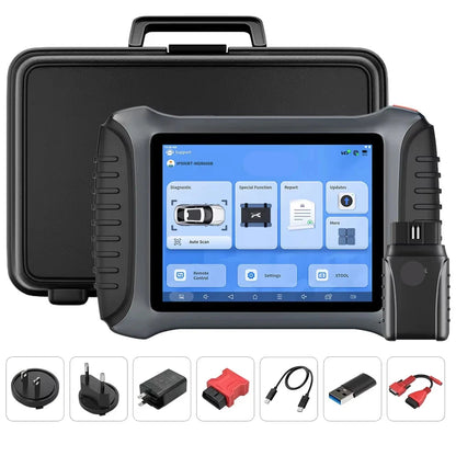 Bluetooth Auto Diagnosetool – OBD2 Scanner – Voertuigdiagnose – ECU Programmering – Bi-Directionele Tests – 8 Inch Touchscreen – 5000mAh Accu