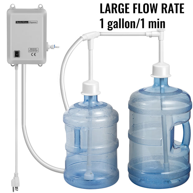 Water Purifier - Water Bottle Dispenser Pump System Filter - One Pipe - 35W - 40 PSI - 1 gallon (3.78 l) / min - for Kitchen &amp; Office