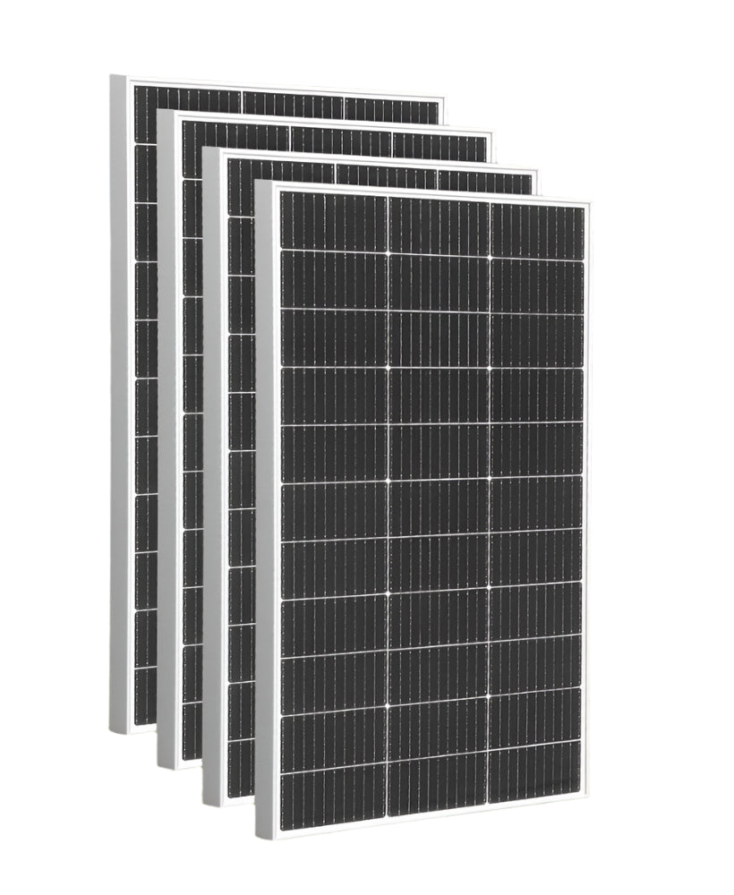 Zonnepaneel - Zonnepanelen - Monokristallijne - Waterdicht - met Glas - en Aluminium Frame - Lichtgewicht - 12V - 450W - 3stuk - voor Boot - Camper - Caravan - RV of Tuin