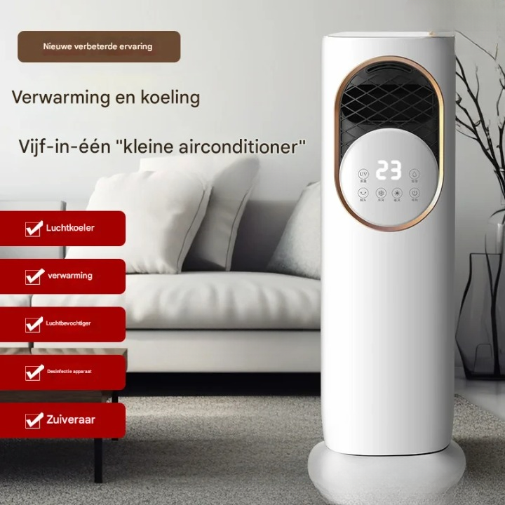 Luchtkoeler – Luchtbevochtiger – Ventilator – Mini Airco – Compact – Watergekoeld – Meerdere Koelstanden - Koele en Koele spray