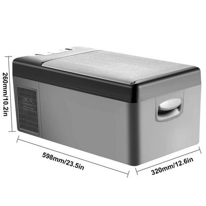 Mini Koelkast – Minibar – Vrieskast – Draagbare Koelbox – Auto Koelkast – 15 Liter Inhoud – Batterijbescherming