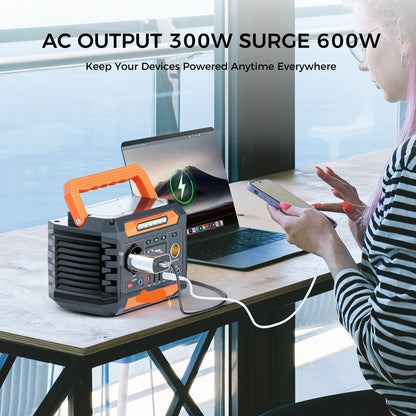 Draagbare Power Station – Mobiele Stroomvoorziening – Powerbank – Backup Accu – 62.400 mAh Capaciteit – 300W Vermogen