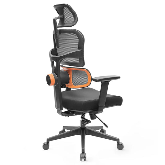 Bureaustoel – Gamingstoel - Kantoorstoel – Ergonomische Stoel – Werkstoel – Adaptieve Lendensteun – Verstelbare Rugleuning – Ademend Mesh