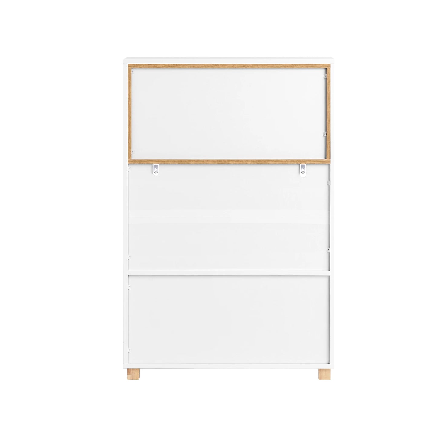 Inklapbare Schrijftafel – Bureau – Computer Tafel – Laptoptafel – Werktafel – Wit – Ruimtebesparend – MDF E1 Materiaal