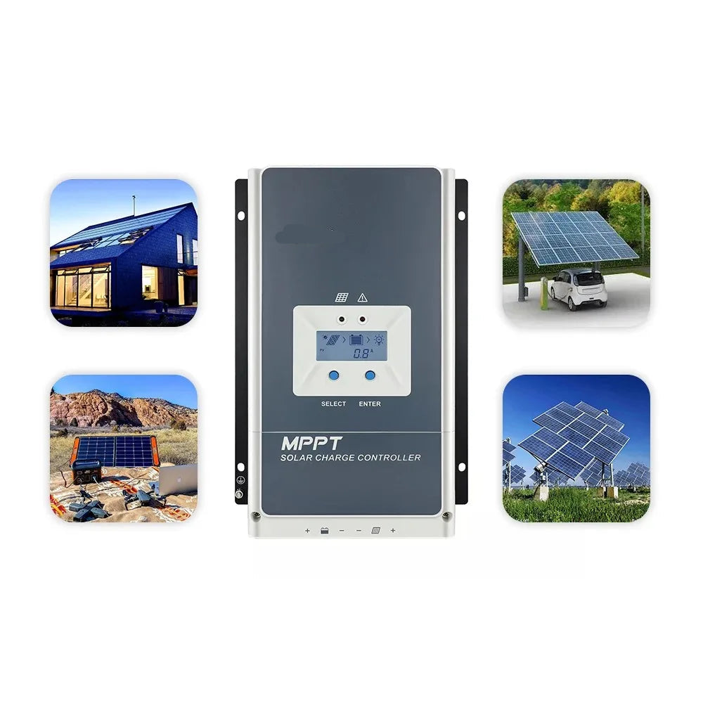 MPPT Zonnepaneel Lader – Solar Charge Controller – Zonnepaneellader – Laadregelaar – Batterijlader – 100A Laadvermogen – 99% Tracking Efficiëntie