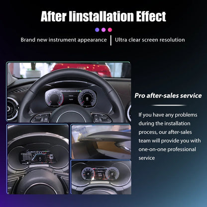 Digitaal Dashboard – LCD Display – Instrumentenpaneel – Cluster – Speedometer – Voor Audi Q5 2010-2018 – 12,3 Inch Full HD – Plug & Play Anti-Glare Scherm
