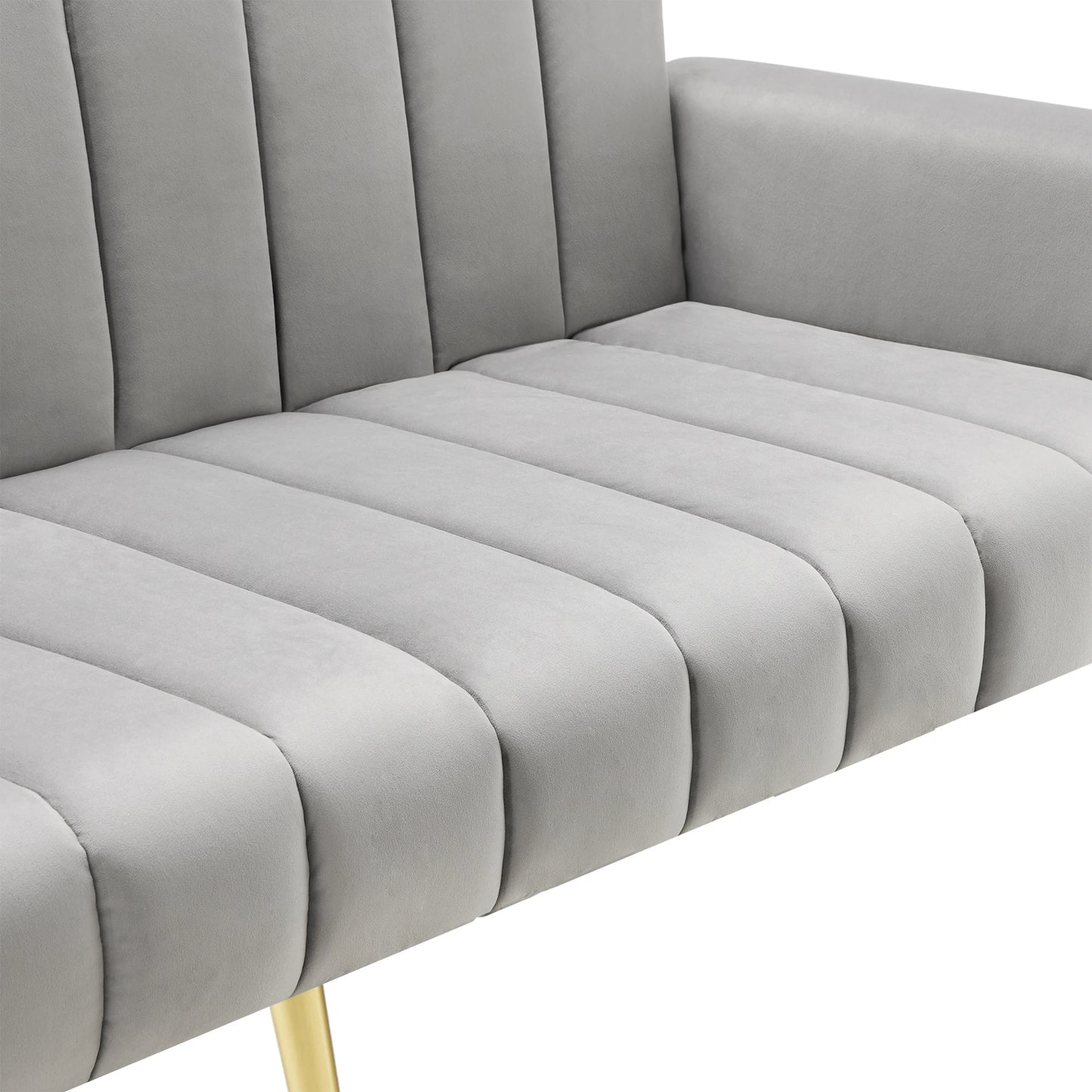 Velvet slaapbank – folding sofa bed – extra slaapbank – slaapbank – bedbank – Verstelbare rugleuning in 5 standen – Royale ligoppervlakte 220x104 cm