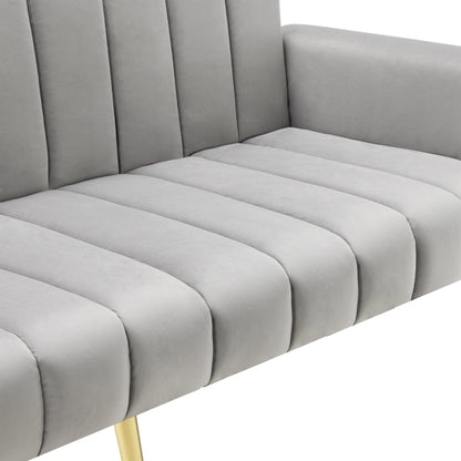Velvet slaapbank – folding sofa bed – extra slaapbank – slaapbank – bedbank – Verstelbare rugleuning in 5 standen – Royale ligoppervlakte 220x104 cm