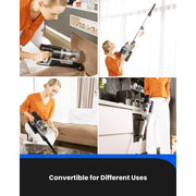 Steelstofzuiger Draadloos - Steelstofzuiger - Stofzuiger - Steelstofzuiger Snoerloos - Krachtige Zuigkracht - 30000Pa - 60 minuten looptijd - <500w - Li-ion - Zwart