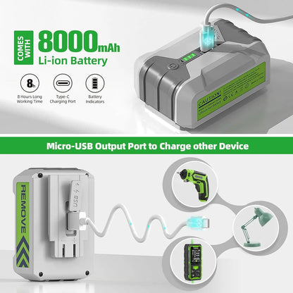 12-Lijnen 3D Kruislijnlaser – Laserwaterpas – Zelfnivellerende Laser – Bouwlaser – 360° Laserniveau – Afstandsbediening – 8000mAh Li-Ion Batterij – IP54 Bescherming – Variant SET-1