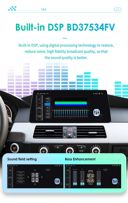 Android Car Radio Player – Autoradio Multimedia Systeem – GPS Navigatie – CarPlay Android Auto – 10,25 Inch HD Touchscreen – 4GB RAM 128GB Opslag