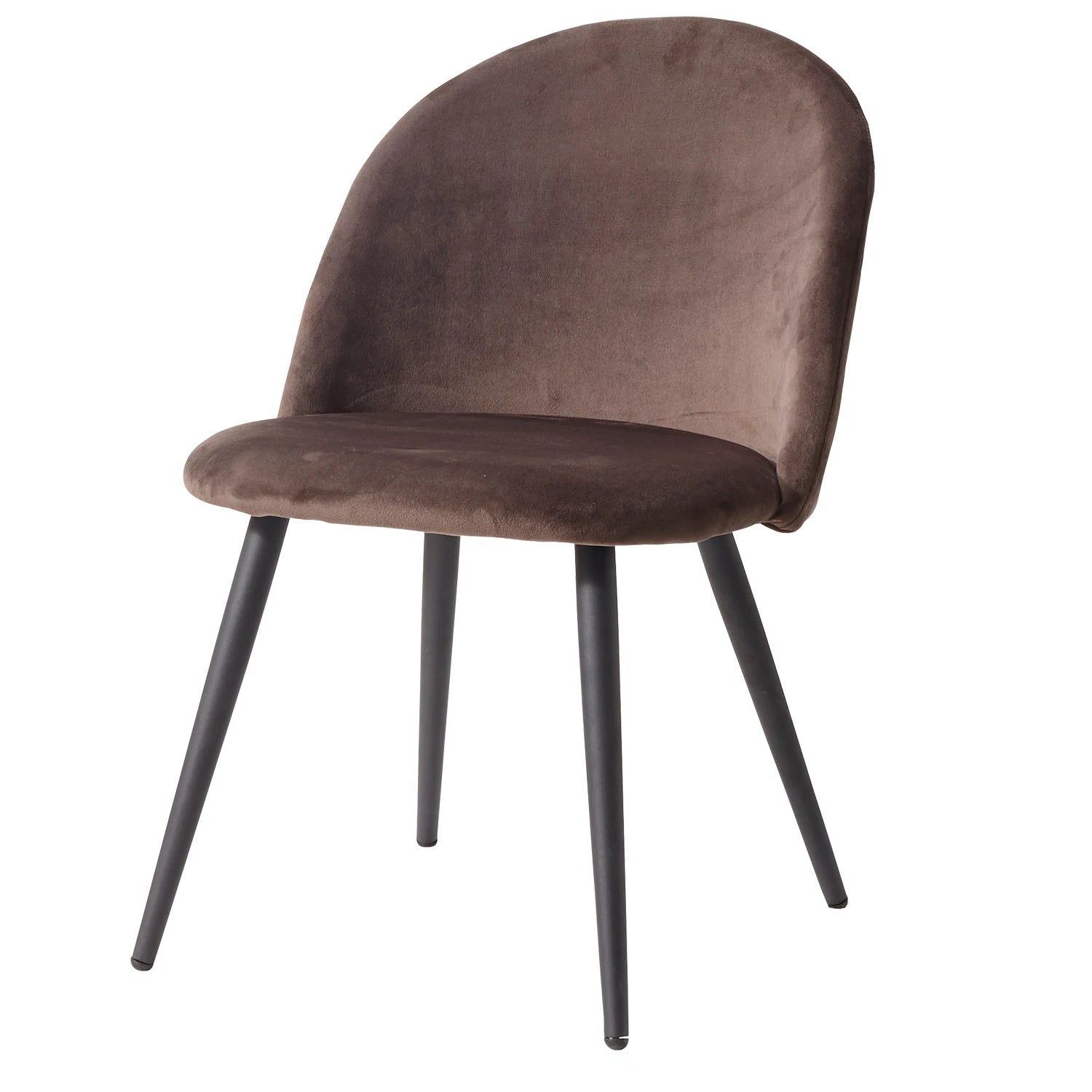 Velvet Eetkamerstoelen – Gestoffeerde Stoelen – Dining Stoelen – Velvet Stoelen – Set Van 4 – Met Metalen Onderstel – Comfortabele Zithoogte - QUORE