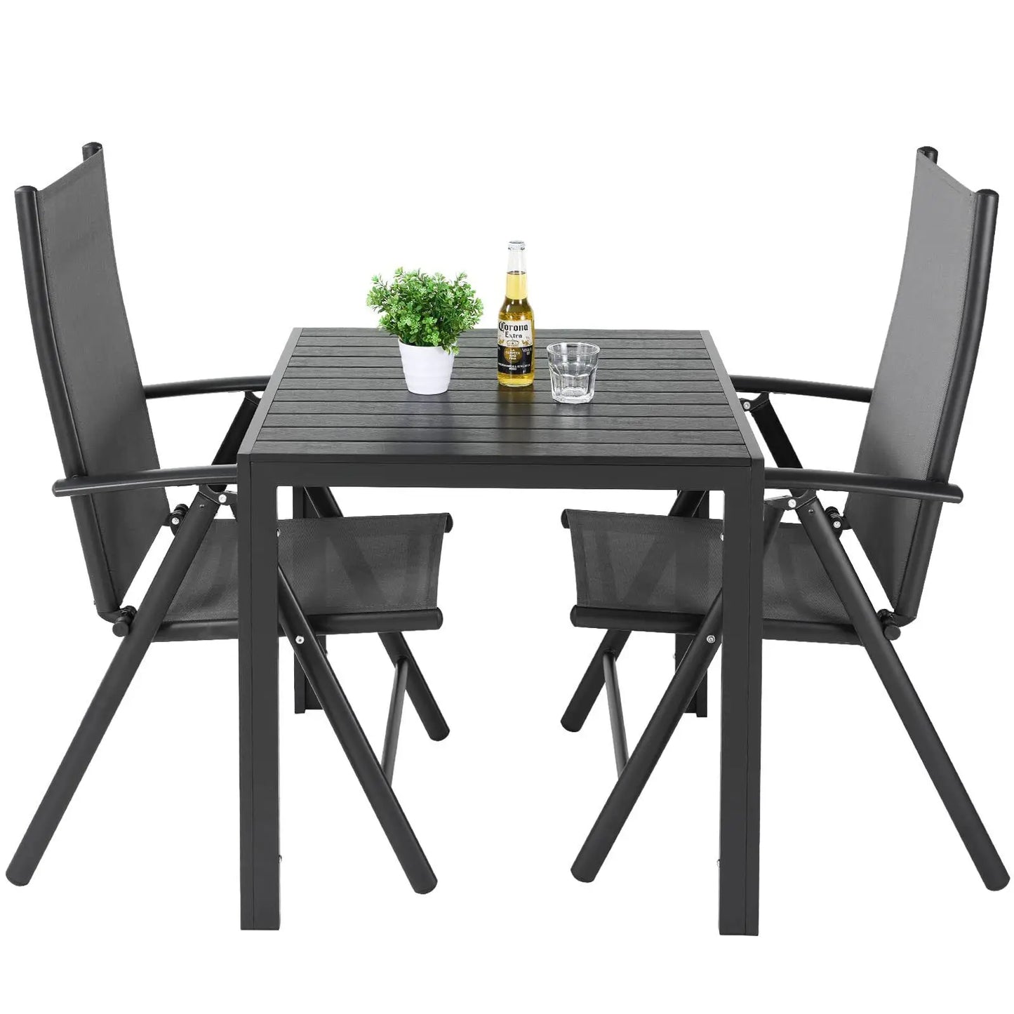 Tuinsets - Tuinstoelen - Tuintafel - Loungeset - Stoelen en Tafels - Zwart