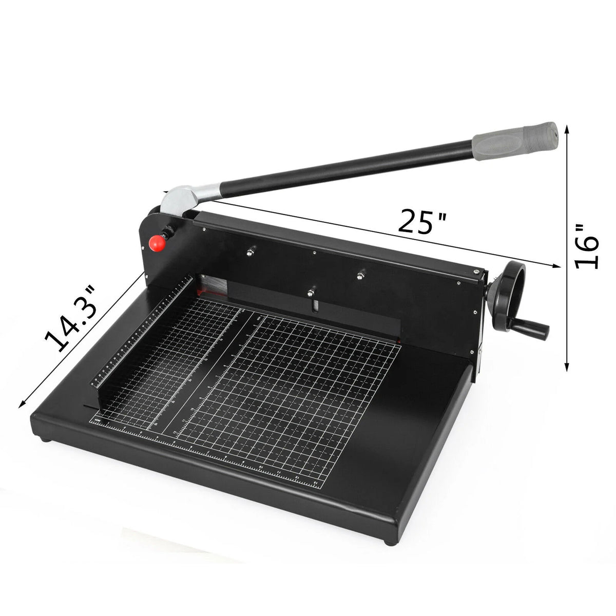 Paper Cutter - Paper Trimmer - Paper Shredder - Cutting Plotter - A4 12” Manual Paper Cutter - Heavy Duty - 300 Sheets Die Cutters Use - for Factory School Office Accessories