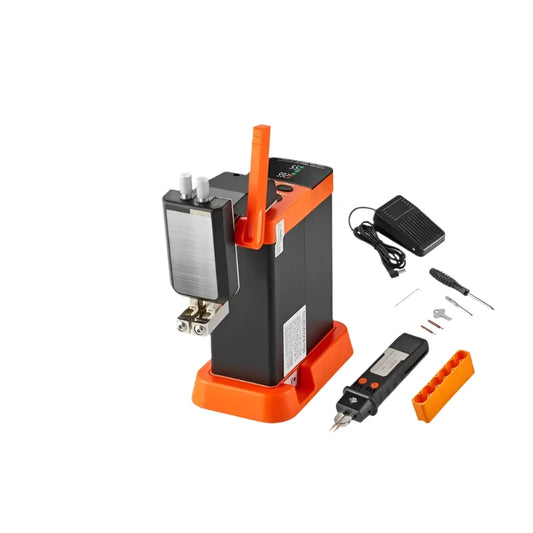 Vevor - Lasmachine - Elektrische Lasser - Batterij Puntlasser - 14.5KW - Condensator Energieopslag - Puls Batterij Puntlasser - met 73B Laspen - 801D High Power Spot