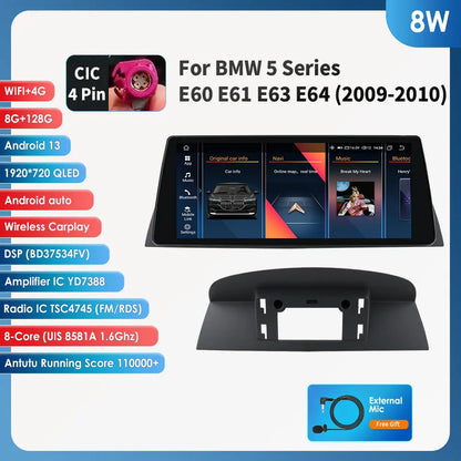 Autoradio – Auto Radio – Multimedia Speler – Car Stereo – Android Carplay – 10,25 Inch HD Touchscreen – Android 13 GPS Navigatie