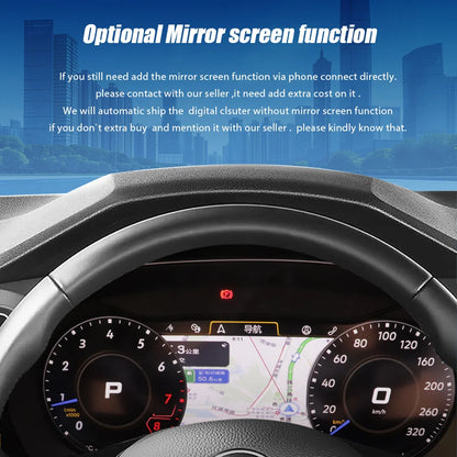 Digitaal Dashboard – LCD Instrumentenpaneel – Auto Cockpit Display – Dashboard Cluster – 12,3 Inch HD Scherm – Snelle Linux Start – Plug & Play Installatie – Voor Golf 7 2013-2020 - QUORE
