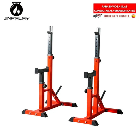 SOPORTE ESTANTE JAULA AJUSTable Para BARRA Y PESAS, SQUAT Rack, PARA ENTRENAMIENTO Musculation, SENTADILLAS, ENVIO DESDE