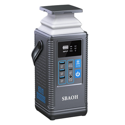 Draagbare Powerstation – Powerbank – Zonnegenerator – Mobiele Batterij – Noodstroomvoorziening – 296Wh Capaciteit – Snelladen USB-C 100W