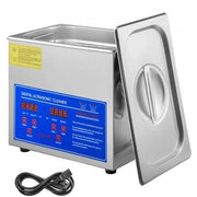 VEVOR Ultrasoon Reiniger PowerWave - Reinigingsapparaat - Ultrasoonbad - Brillen - Sieraden - Horloge - Make-up kwast - 1300 ml - QUORE