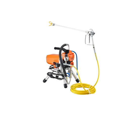 Vevor - Electric Paint Sprayer - Paint Sprayer - Airless Wall Paint Spray Gun - Adjustable Spray Pressure - High Pressure Sprayer - 3000psi - 2200W - Orange