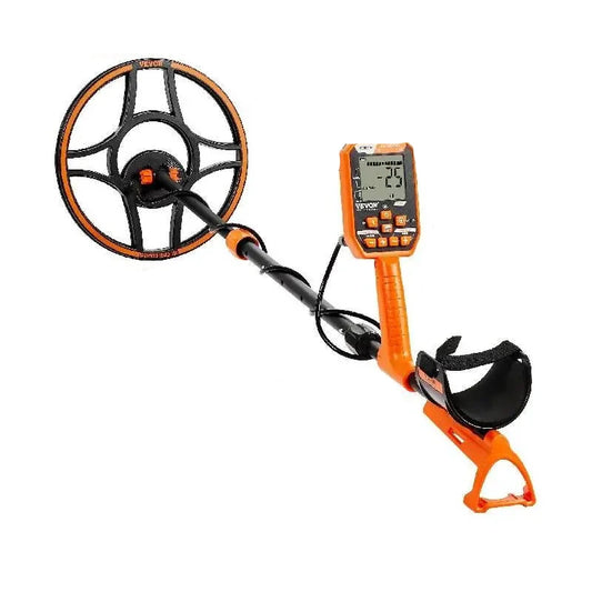 Metaaldetector - Metaalzoekapparaat voor professionals - Hoge nauwkeurigheid - Onderwater en ondergronds - LCD-scherm - IP68 - 7 modi - 39-50 inch verstelbaar - Zwart en oranje