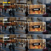 Simicam - PE-4KLTE - Security Camera System - 8CH NVR - 8MP - Outdoor - Surveillance Camera - IP67 - Security Camera - Security Camera System - NTSC,PAL - XMEye APP - 2 pieces - Black